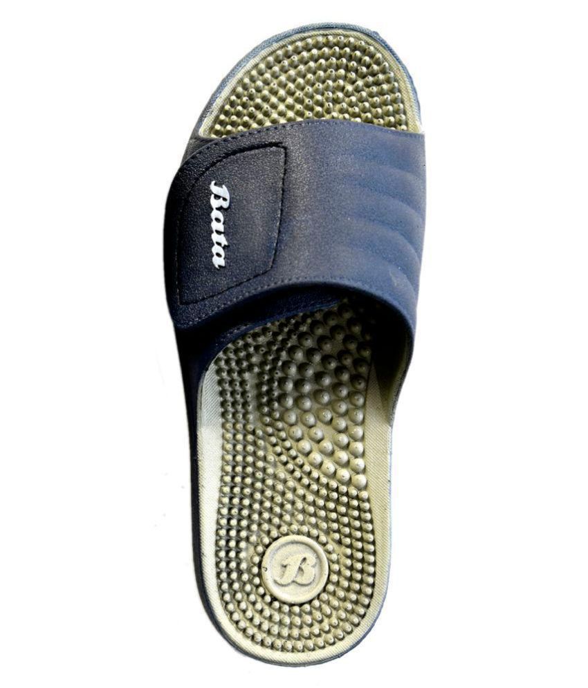 Bata Blue Daily Slippers Price in India 