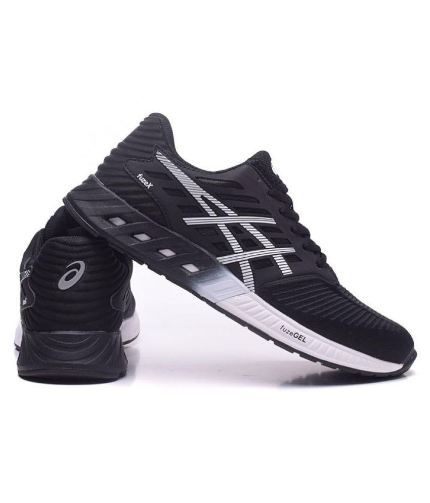 Asics Gel FuzeX Black Running Shoes - Buy Asics Gel FuzeX Black Running  Shoes Online at Best Prices in India on Snapdeal