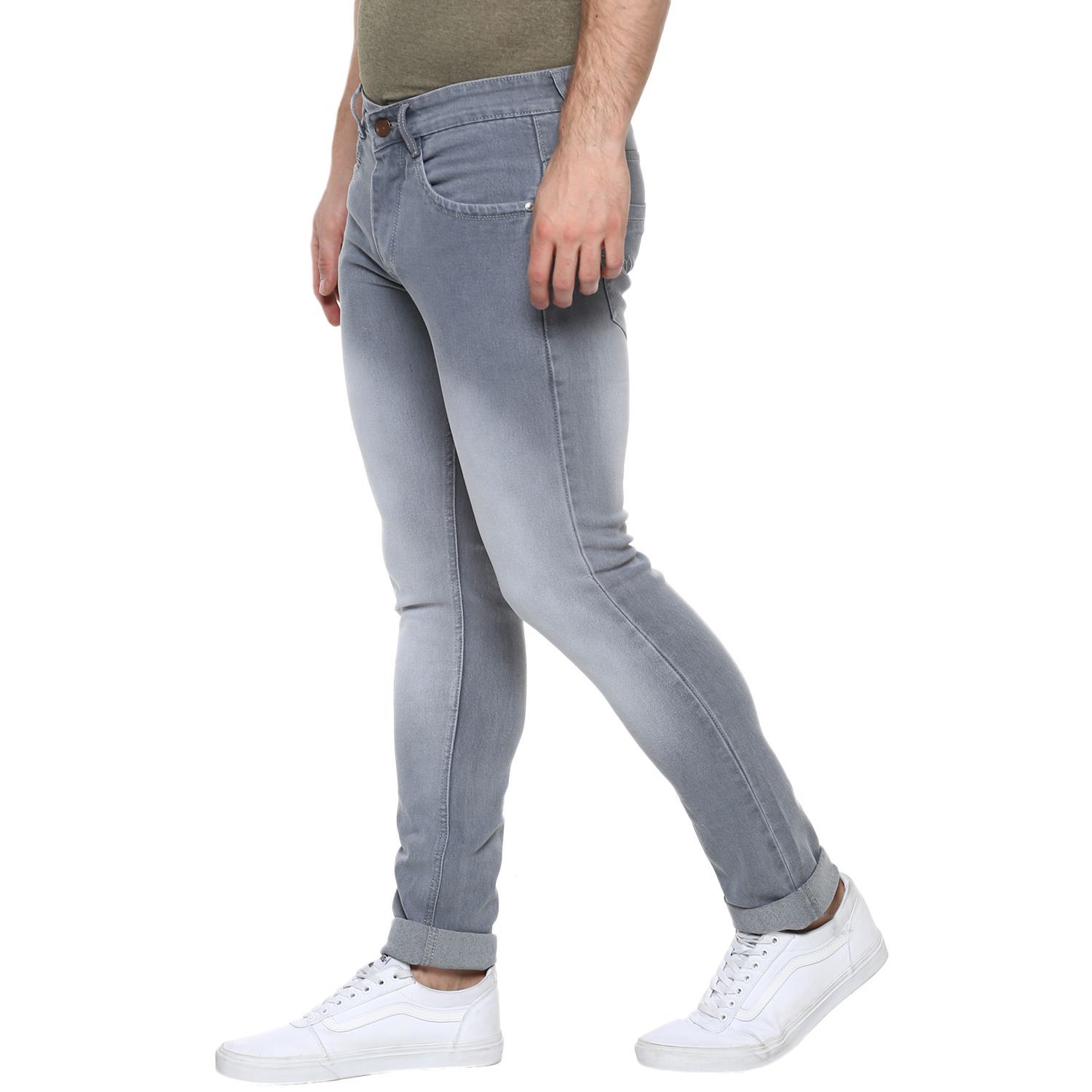 grey slim jeans