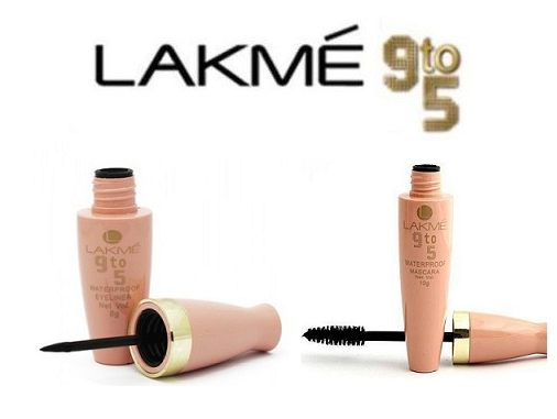 Lakme 9 To 5 Waterproof Mascara + Liquid Eyeliner Black 20 ...