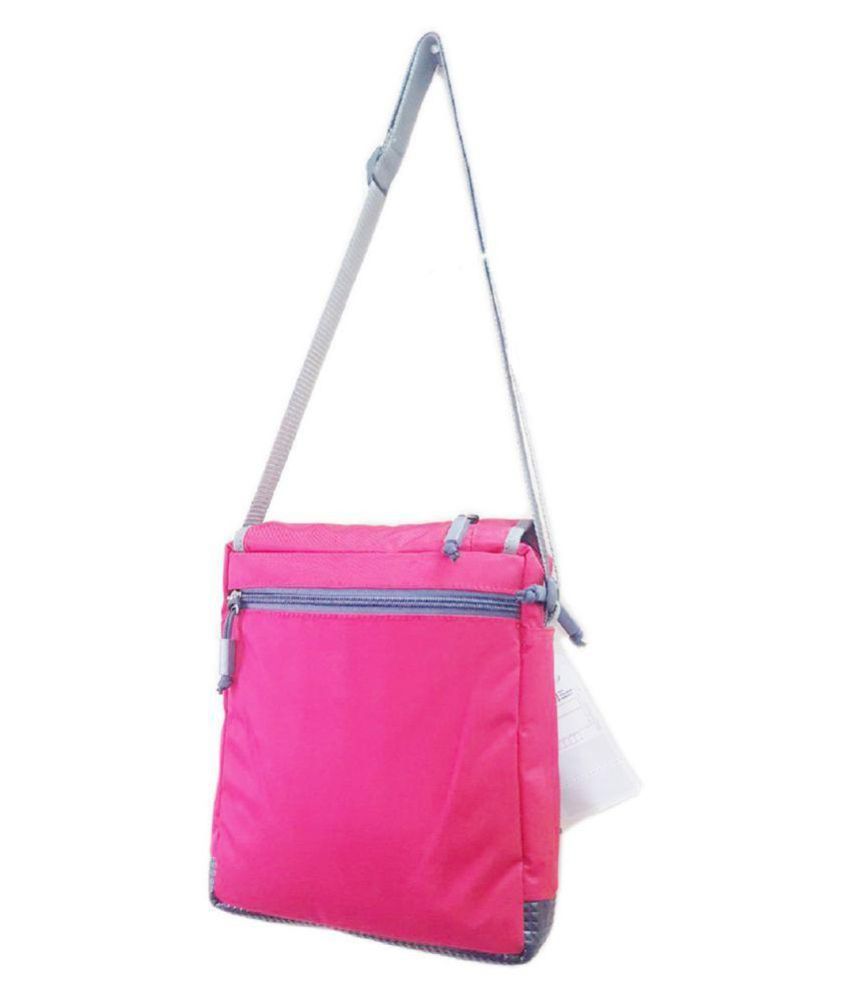 American Tourister Pink Nylon Casual Messenger Bag Buy American