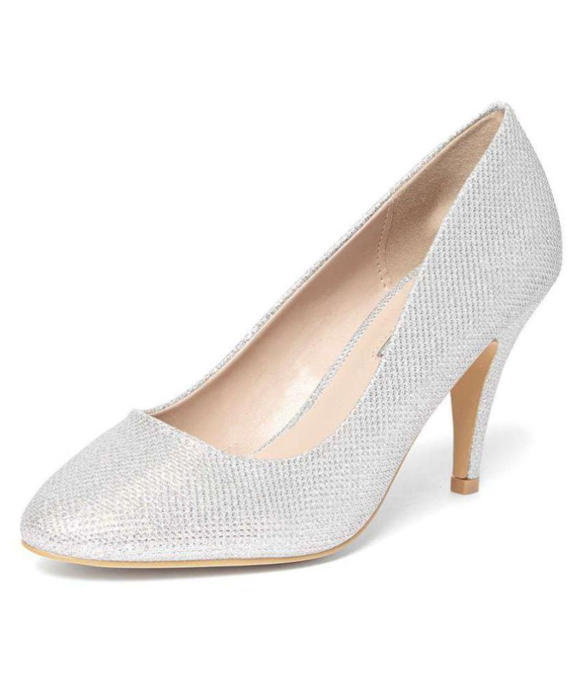 Dorothy Perkins Silver Stiletto Heels Price in India- Buy Dorothy ...