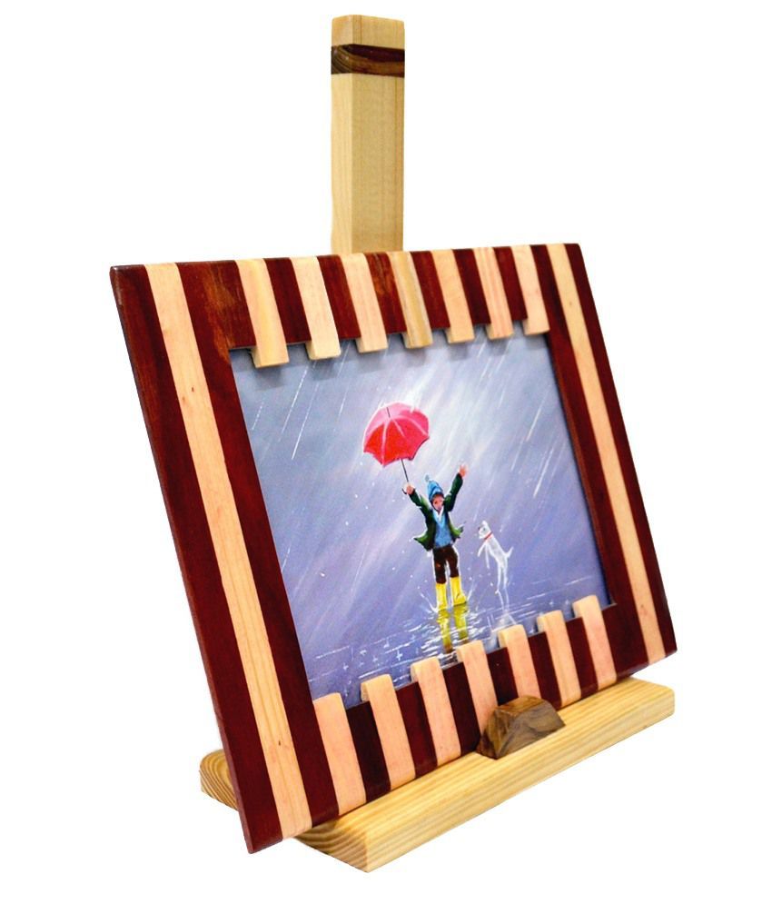 Just Frames Wood TableTop Brown Single Photo Frame Pack of 1 Buy