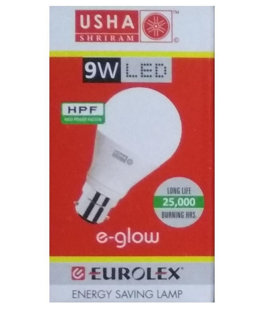 Usha 9W LED Bulbs Cool Day Light - Pack of 2: Buy Usha 9W LED Bulbs ...