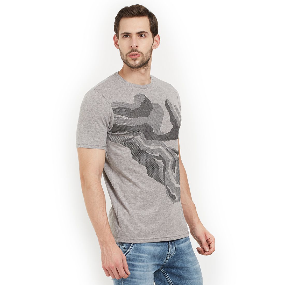 EASIES by KILLER Grey Half Sleeve T-Shirt - Buy EASIES by KILLER Grey ...