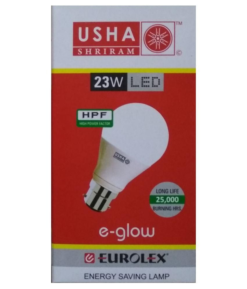 Usha 23W LED Bulbs Cool Day Light Pack of 2 Buy Usha 23W LED Bulbs