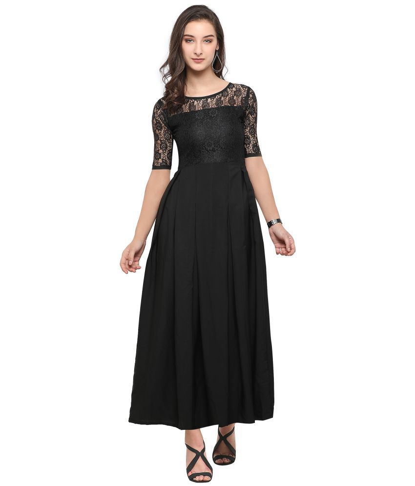 Fashion2wear Crepe Black Dresses - Buy Fashion2wear Crepe Black Dresses ...