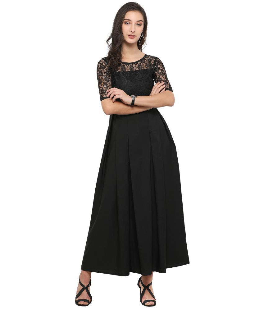 Fashion2wear Crepe Black Dresses - Buy Fashion2wear Crepe Black Dresses ...