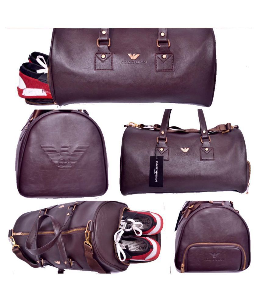 Download Armani AIX Medium Leather Gym Bag - Buy Armani AIX Medium ...