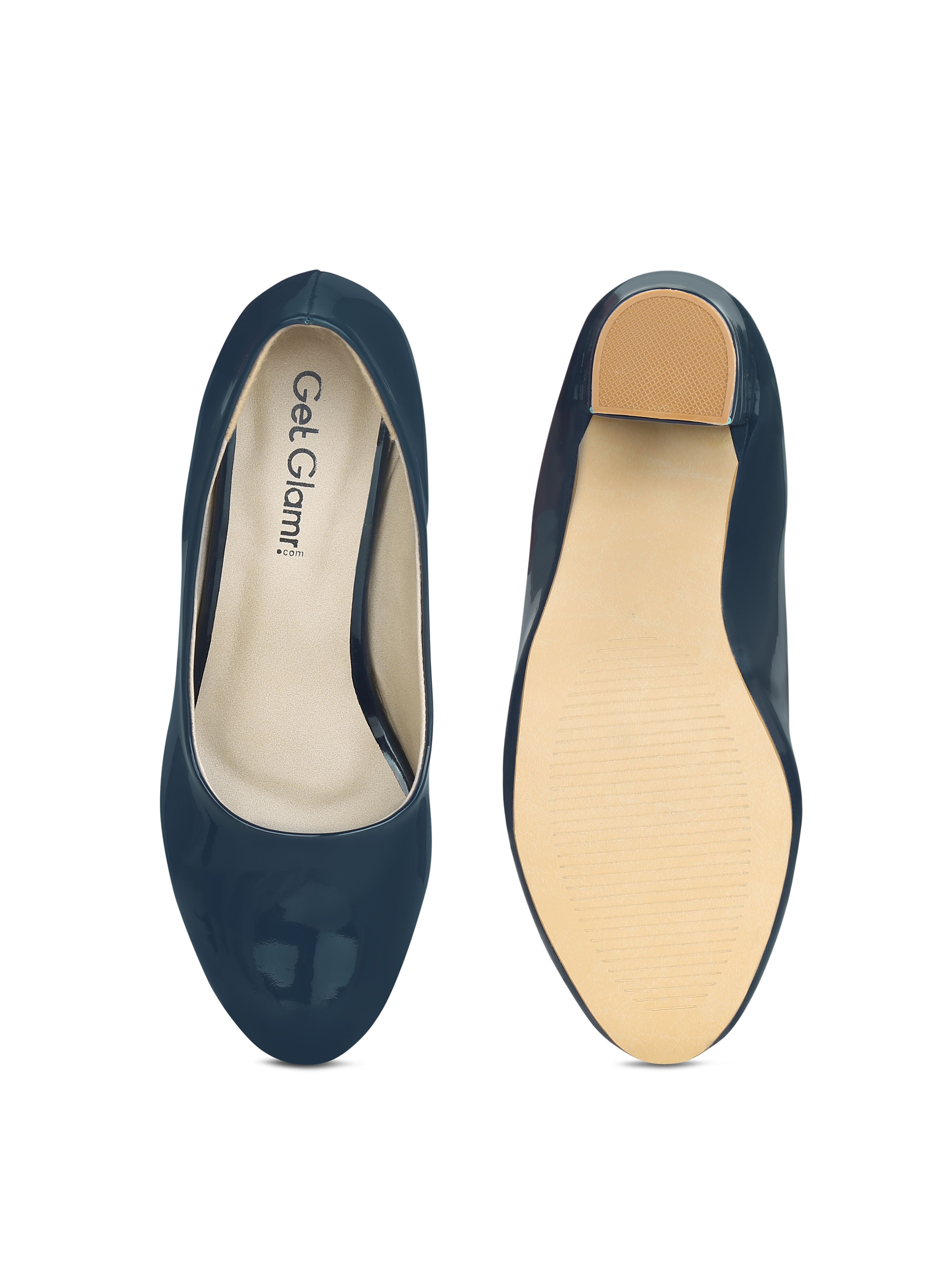 navy block heels closed toe