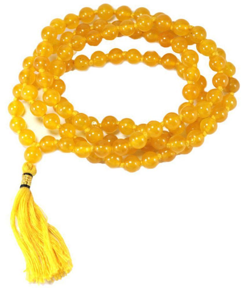     			vastughar Yellow Agate Hakik Mala