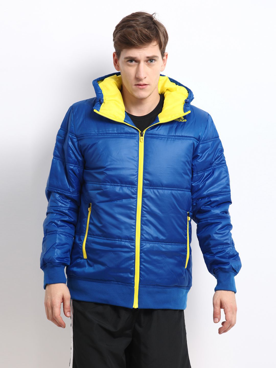 adidas blue puffer jacket