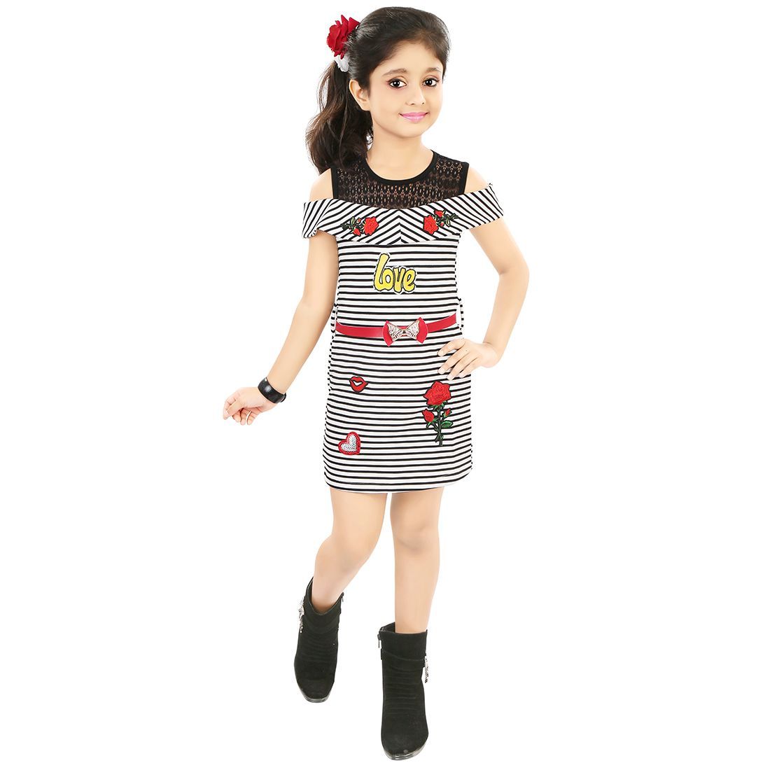 cold shoulder long frocks