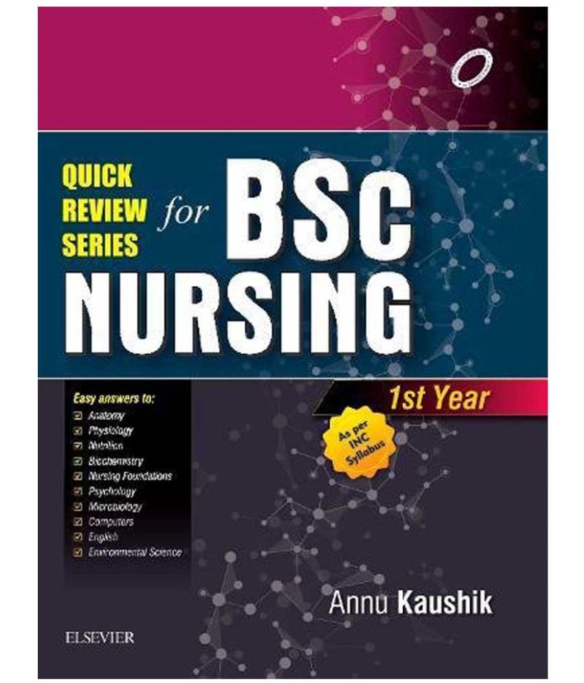 Quick Review Series For B.Sc. Nursing: 1st Year, 1e: Buy Quick Review ...