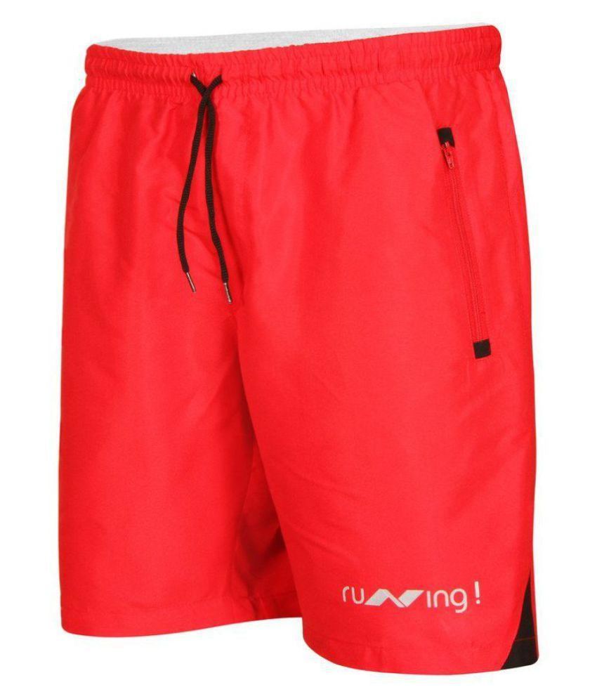 Nivia Red Running Shortsn2037xxl8 Buy Online at Best Price on Snapdeal