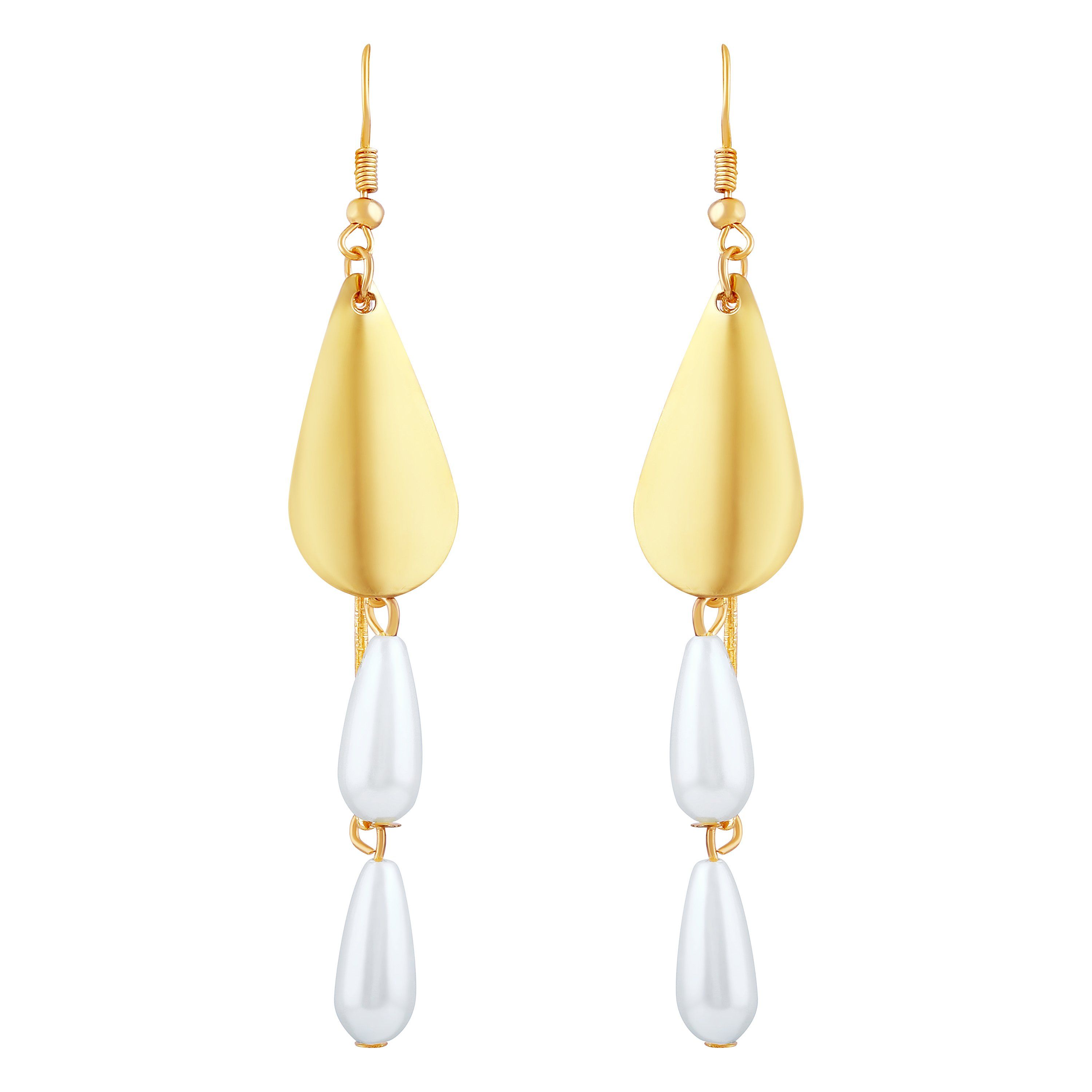     			Asmitta Pretty Gold Plated Drop Earring For Women