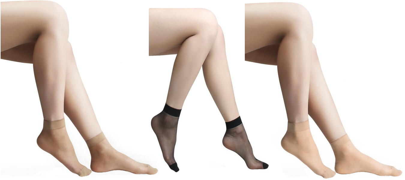     			Madaam Women's Sheer Stockings
