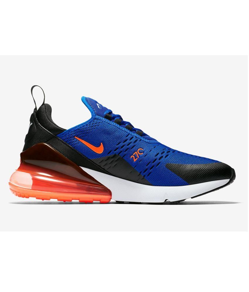 Nike Air Max 270 Blue Running Shoes Nike Air Max 270 Blue Running Shoes