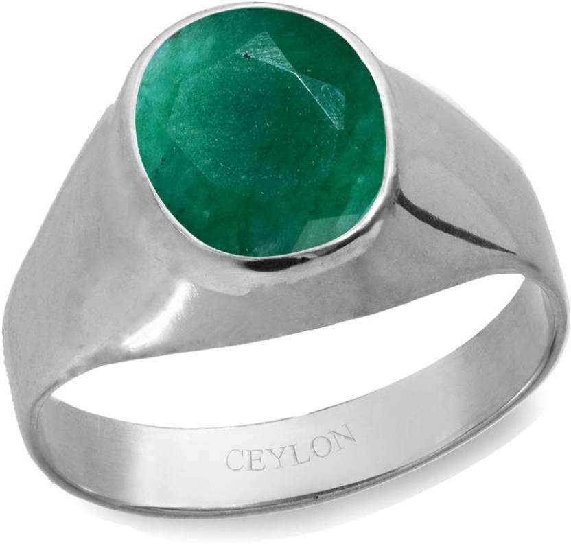 Emerald Ring Natural Panna Stone: Buy 