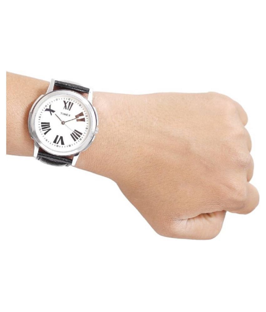 timex tw00zr112 leather analog