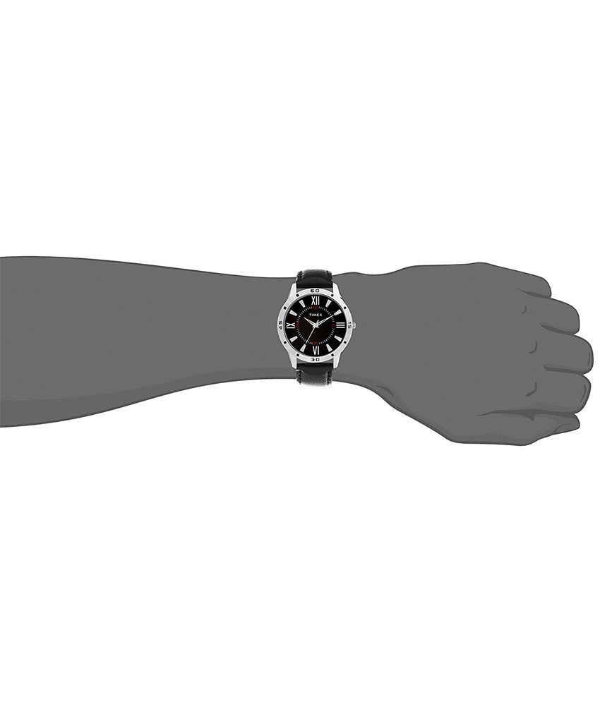 timex tw00zr112 leather analog