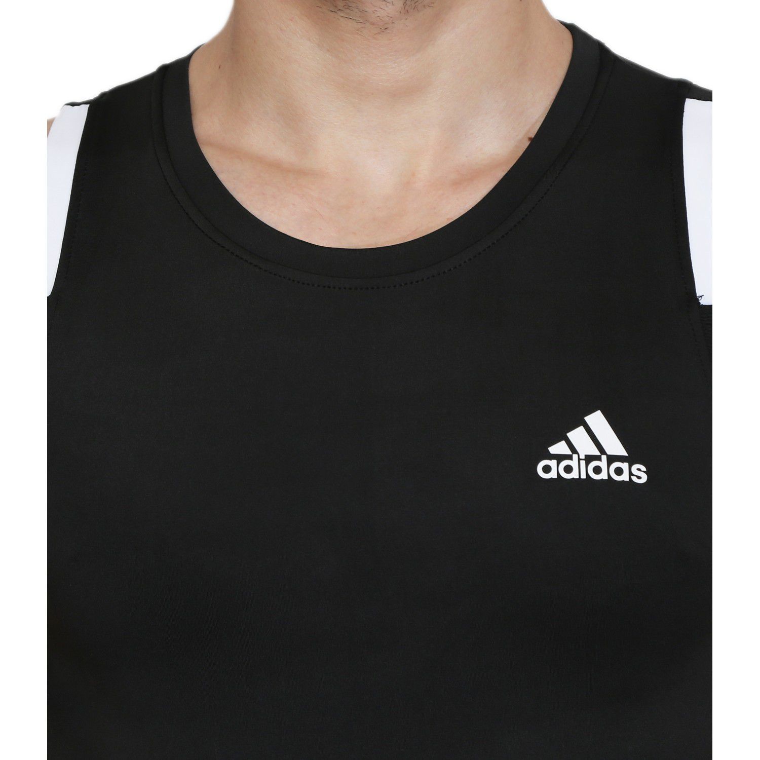 Adidas Black Sleeveless Vests - Buy Adidas Black Sleeveless Vests ...