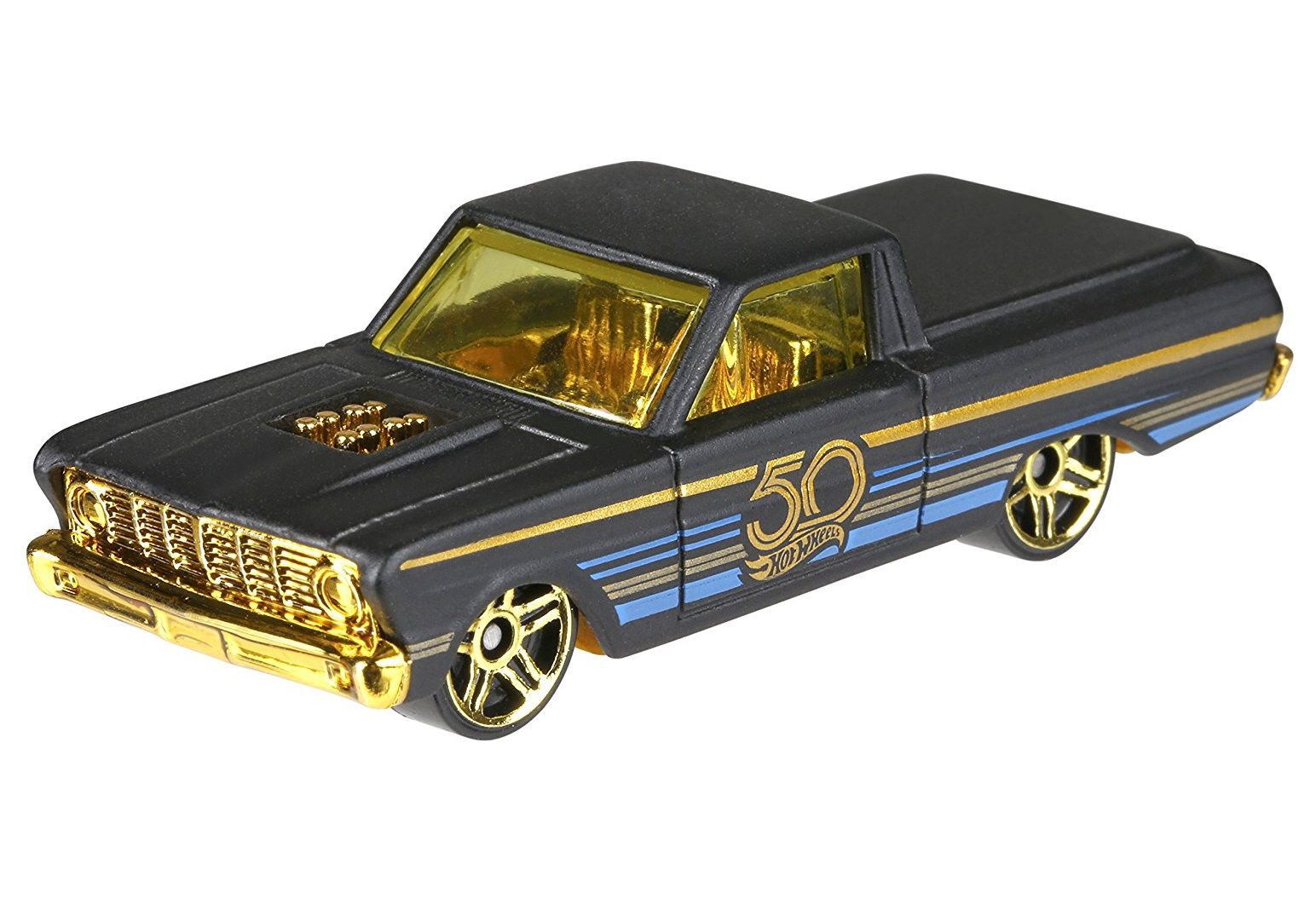 Hot Wheels 50th Anniversary Black Gold Edition Cars-Pack ...