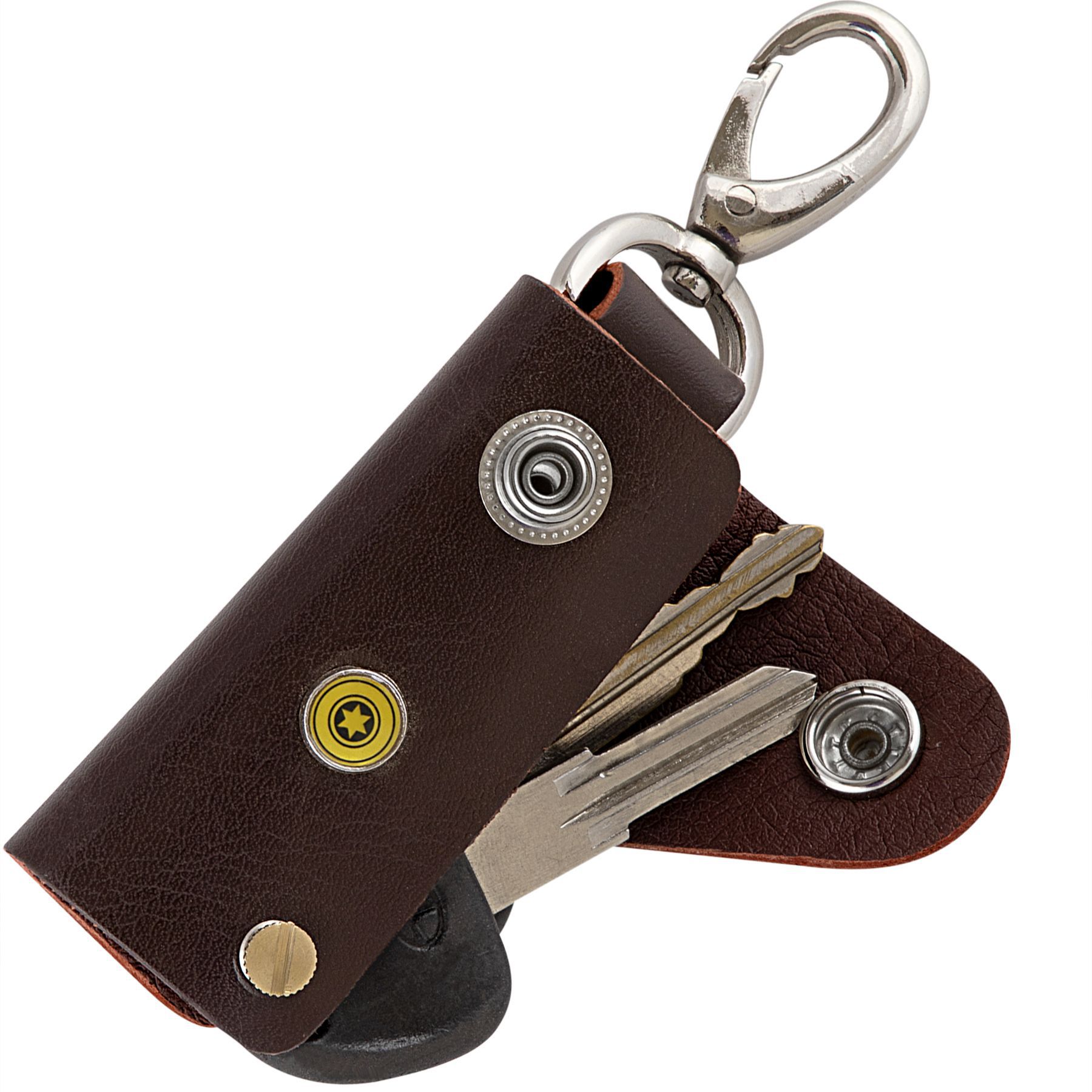 POLLSTAR Smart Key Chain Keychain Holder Metal Hook and Keyring (KR8BN): Buy Online at Low Price 