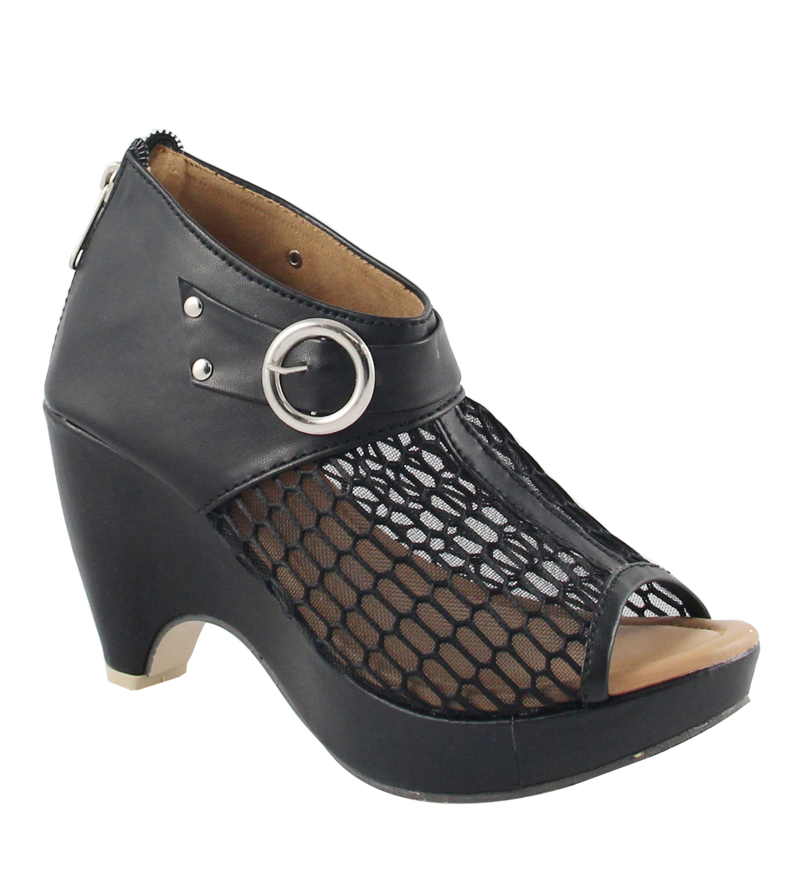 Cute Fashion Black Cone Heels Price in India- Buy Cute Fashion Black Cone Heels Online at Snapdeal