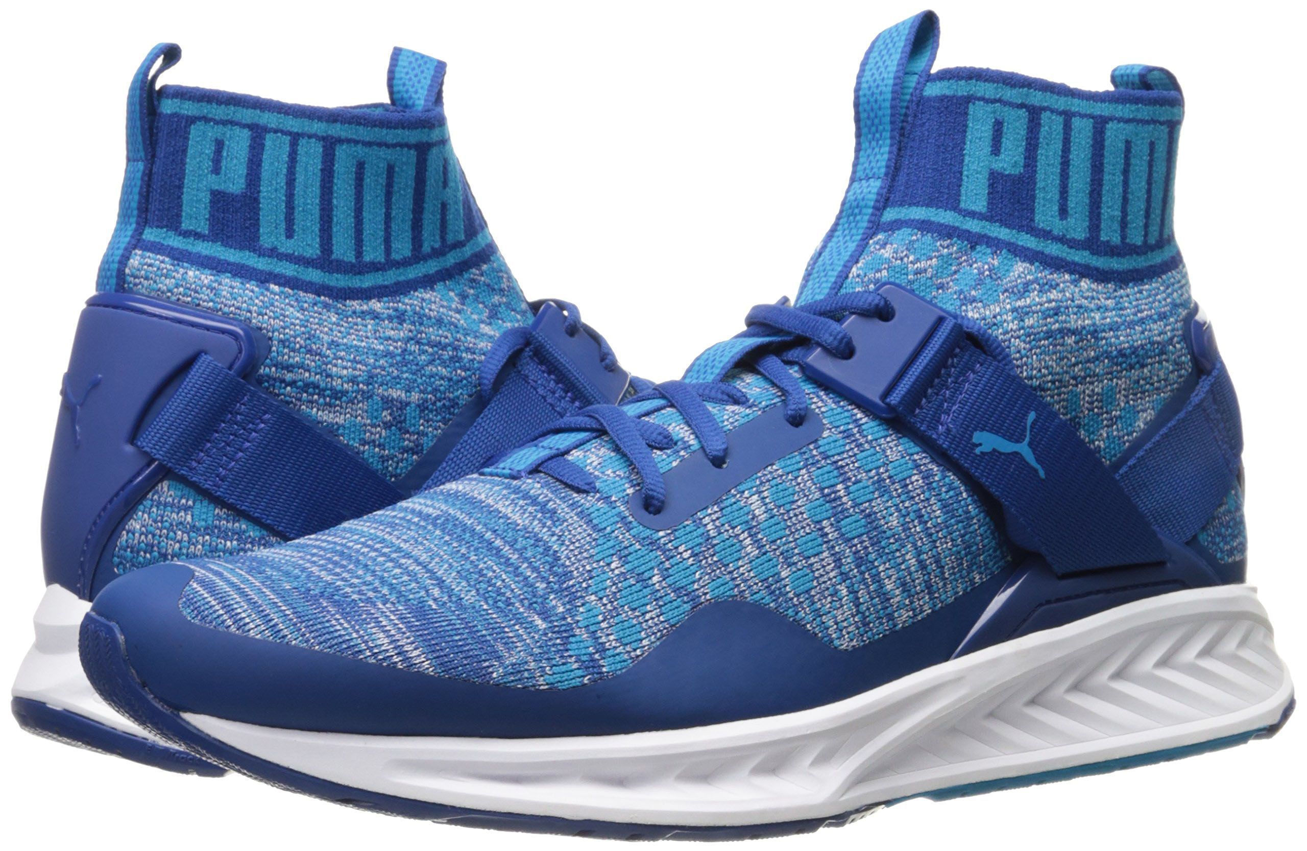 Puma Ignite Evoknit Blue Running Shoes - Buy Puma Ignite Evoknit Blue Running Shoes Online at 