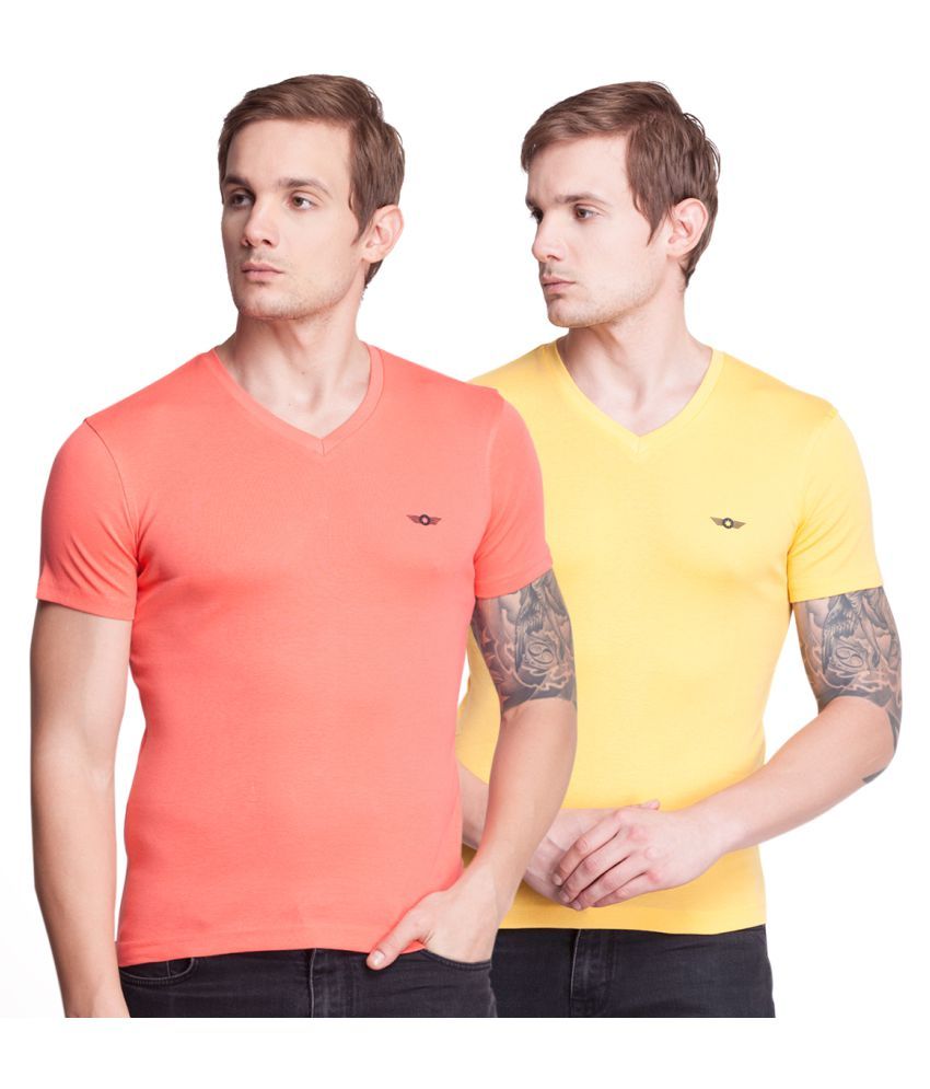 Force Nxt Multi V Neck T Shirt Pack Of 2 Buy Force Nxt Multi V Neck T Shirt Pack Of 2 Online At Low Price Snapdeal Com