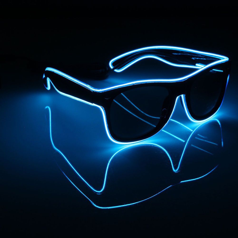 led aviator wire glasses