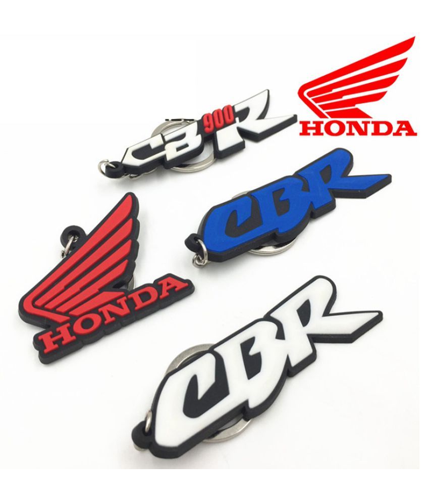 Keychain Key Ring Rubber Motorcycle Key Chain For Honda CBR 600RR 300RR 125R
