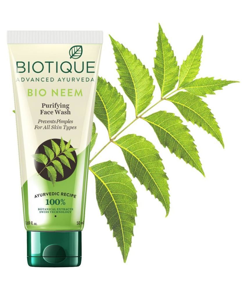Biotique Bio Neem Purifying Face Wash for Oily ACne Prone Skin 50 ml