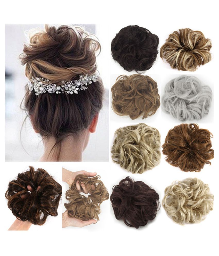 Zxg Hair Bun Hair Pieces Synthetic Hair Pieces Bun Ex Black
