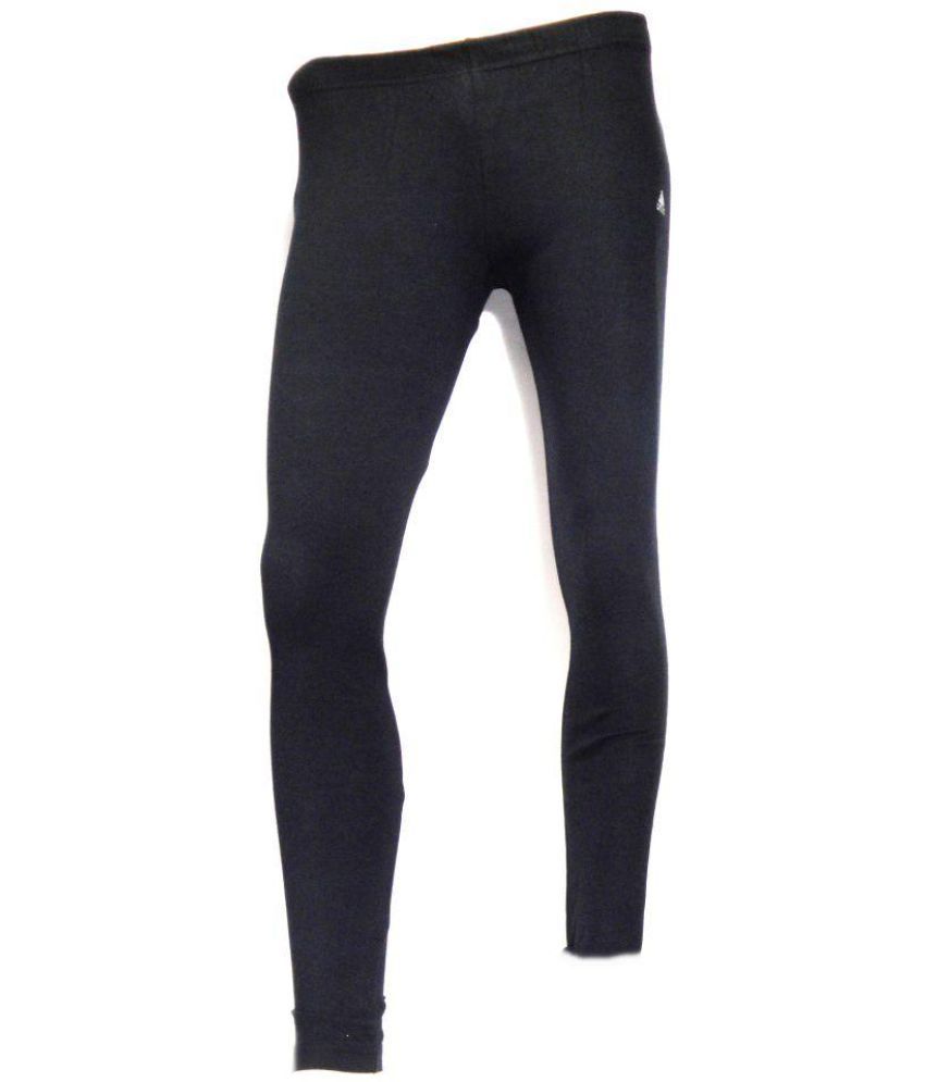 Adidas Cotton Lycra Tights Black Buy Adidas Cotton Lycra Tights