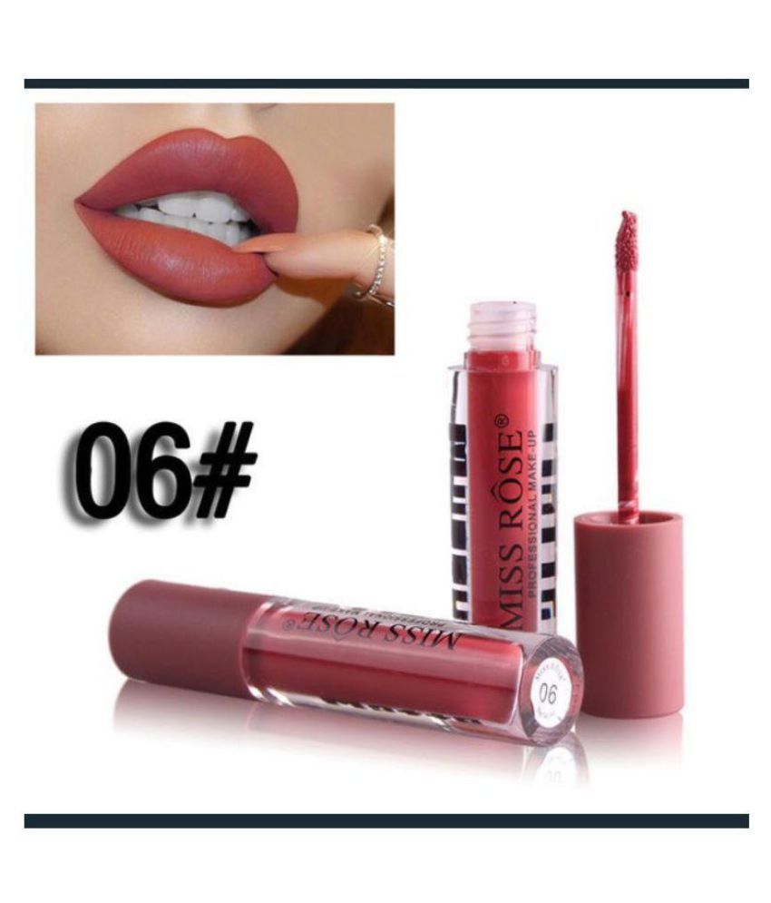 Miss Rose Lip Gloss Liquid Shade Round06 3 ml Buy Miss Rose Lip