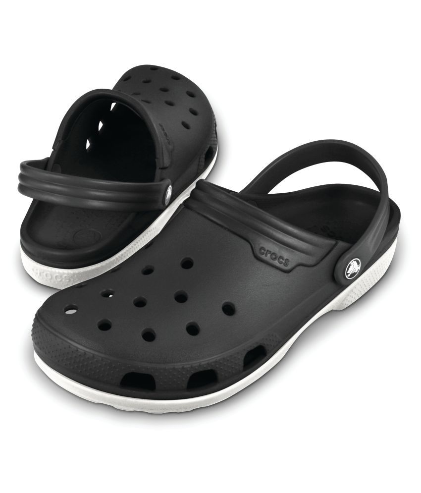 crocs men black clogs
