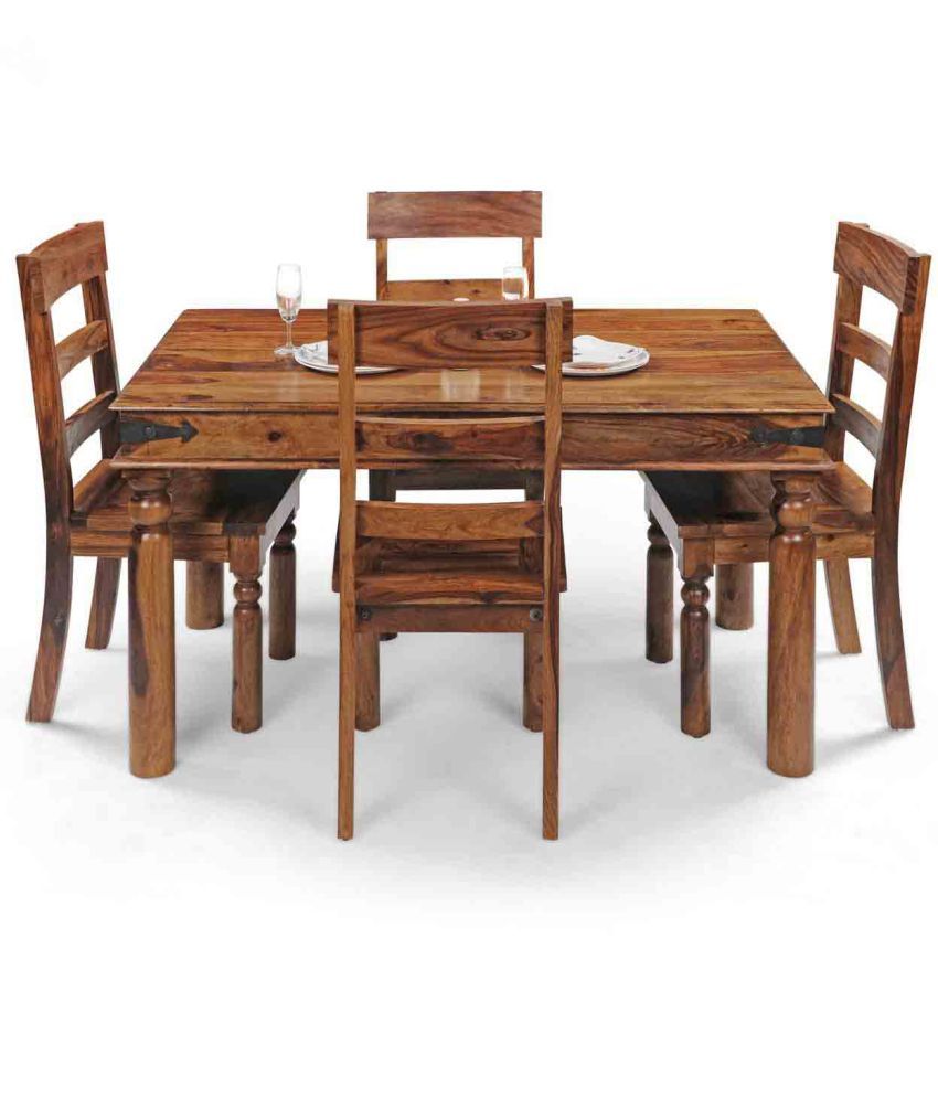 Heavenly Four Seater Dining Table Set (Natural) - Buy Heavenly Four