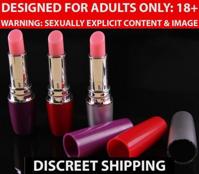 1pcs Discreet Mini Bullet Vibrator Vibrating Lipsticks Sex Toys Massage