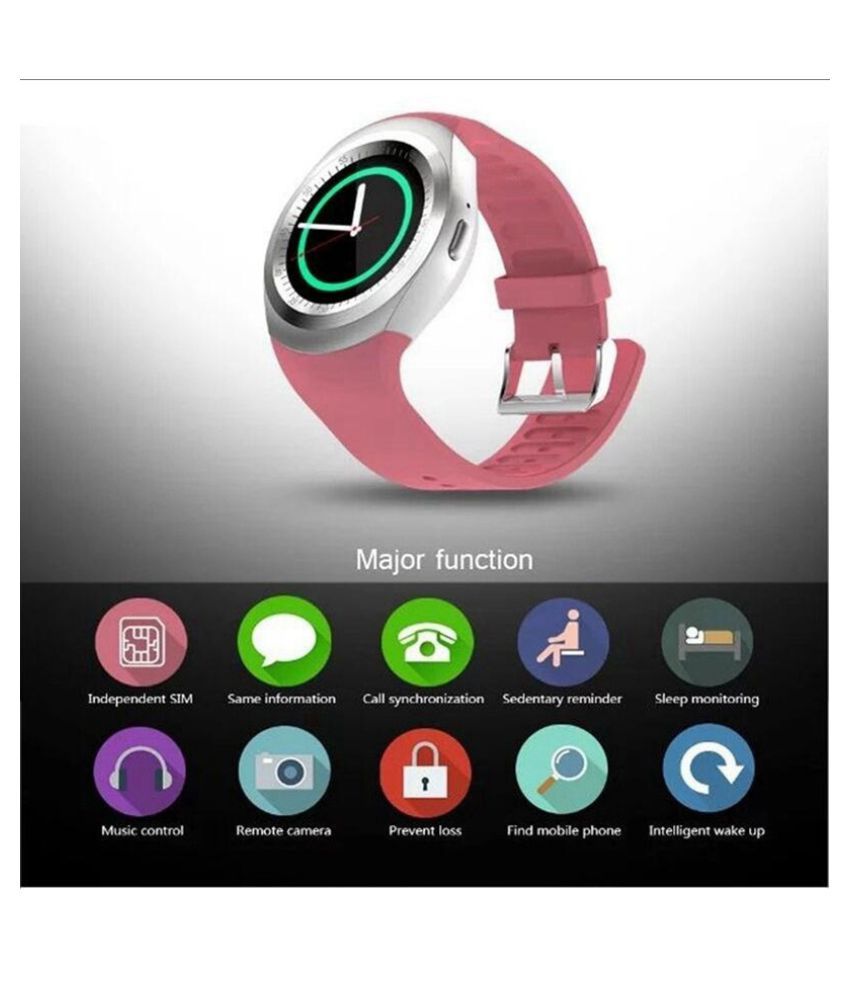 2018 new smart watch round support nano sim