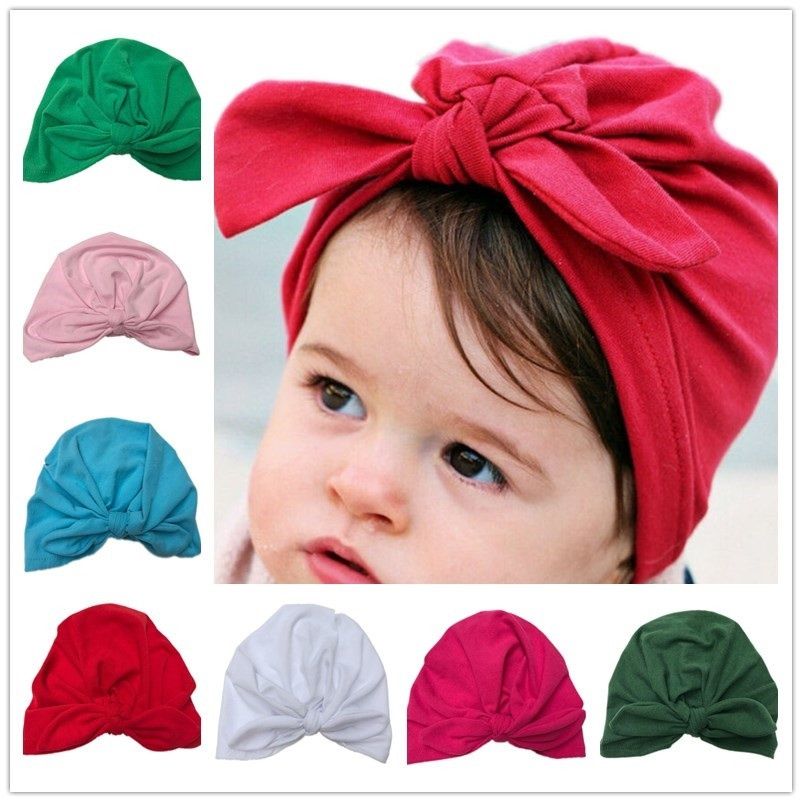 baby bow turban