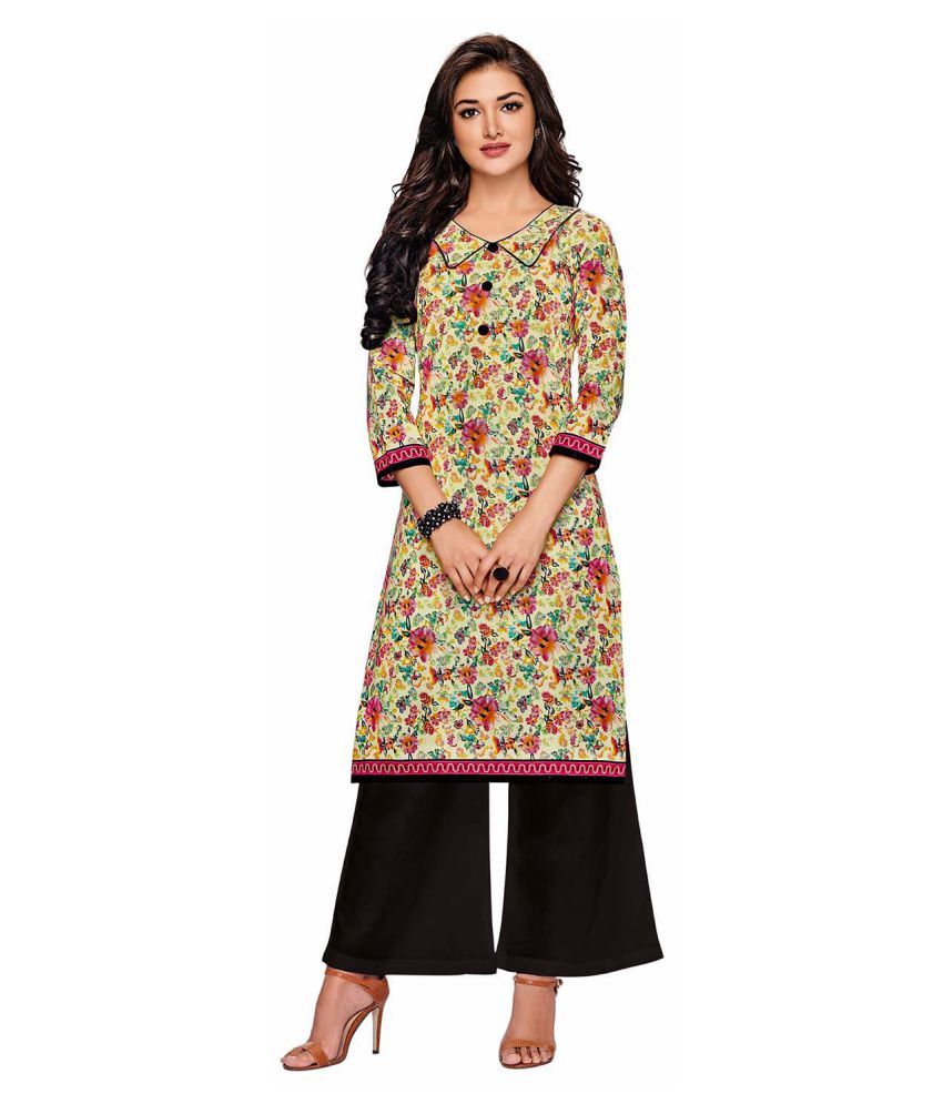     			Jevi Prints Multicoloured Cotton Straight Kurti