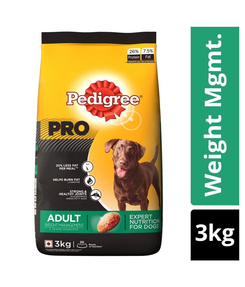 Pedigree PRO Expert Nutrition Dry Food, Weight Management for Adult ...