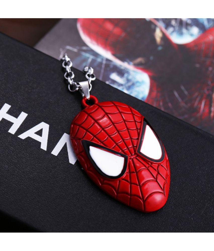 Spiderman Mask Necklace Spiderman Stainless Steel Bead Chain Necklace: Buy  Spiderman Mask Necklace Spiderman Stainless Steel Bead Chain Necklace  Online in India on Snapdeal