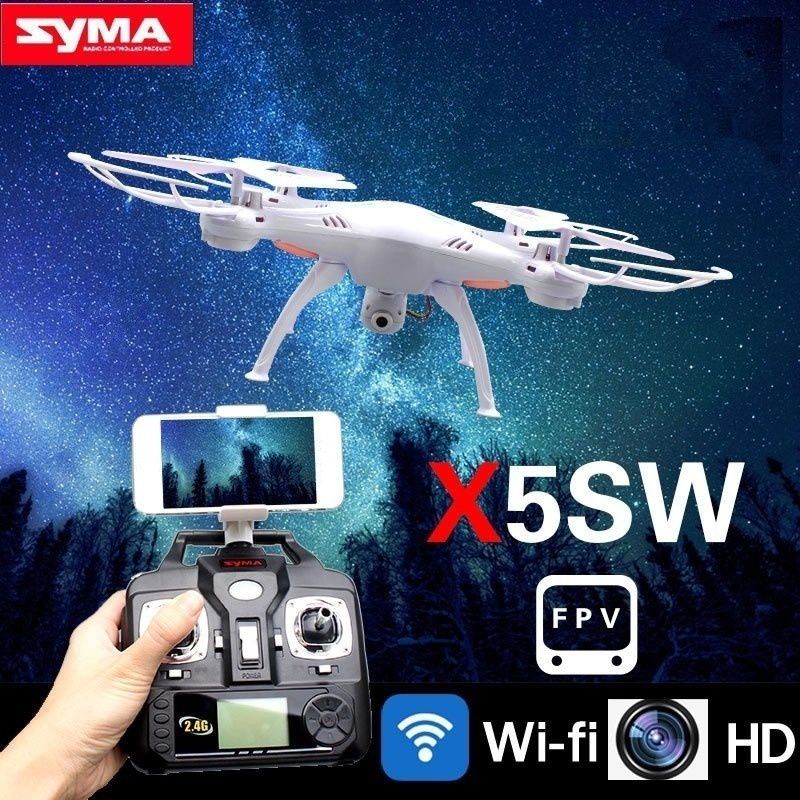 Funny New Syma X5SW RC  6-Axis FPV Quadcopter Drone Helicopter Headless  with  Camera Wifi IOS&Android Sync Real Time Video - Buy Funny New  Syma X5SW RC  6-Axis FPV Quadcopter