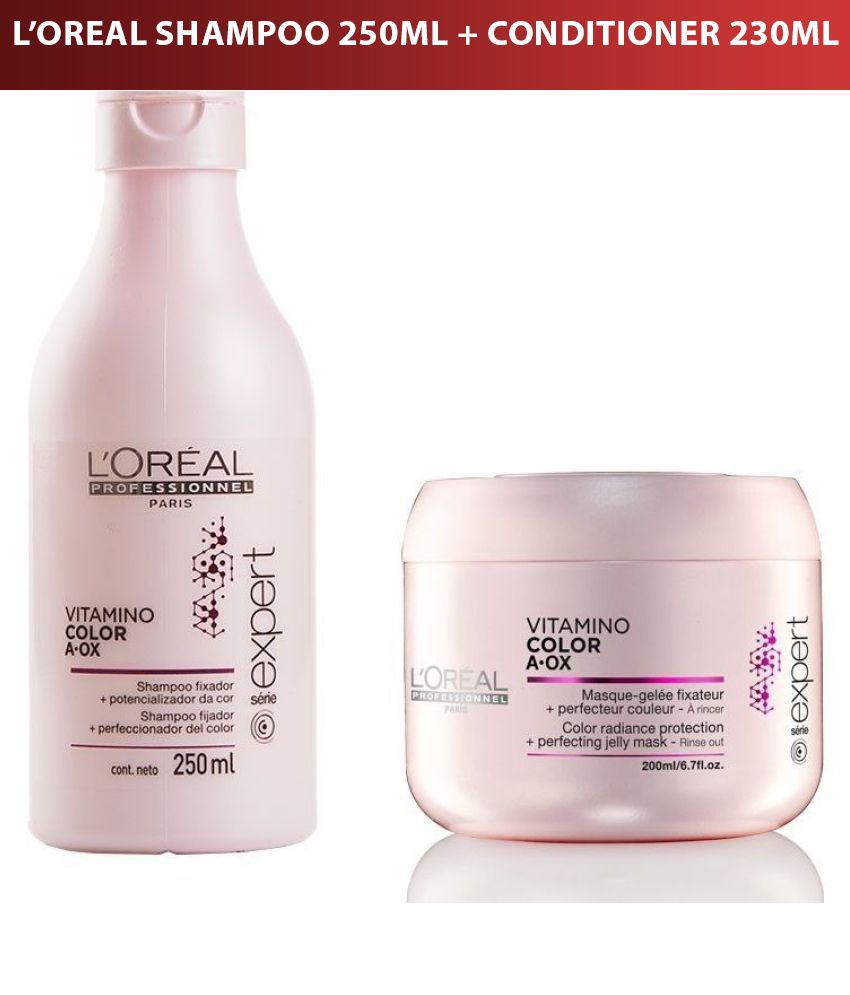 L Oreal Professional Vitamino Color A Ox Shampoo Conditioner 230 Ml Pack Of 2 Buy L Oreal Professional Vitamino Color A Ox Shampoo Conditioner 230 Ml Pack Of 2 At Best Prices In India Snapdeal