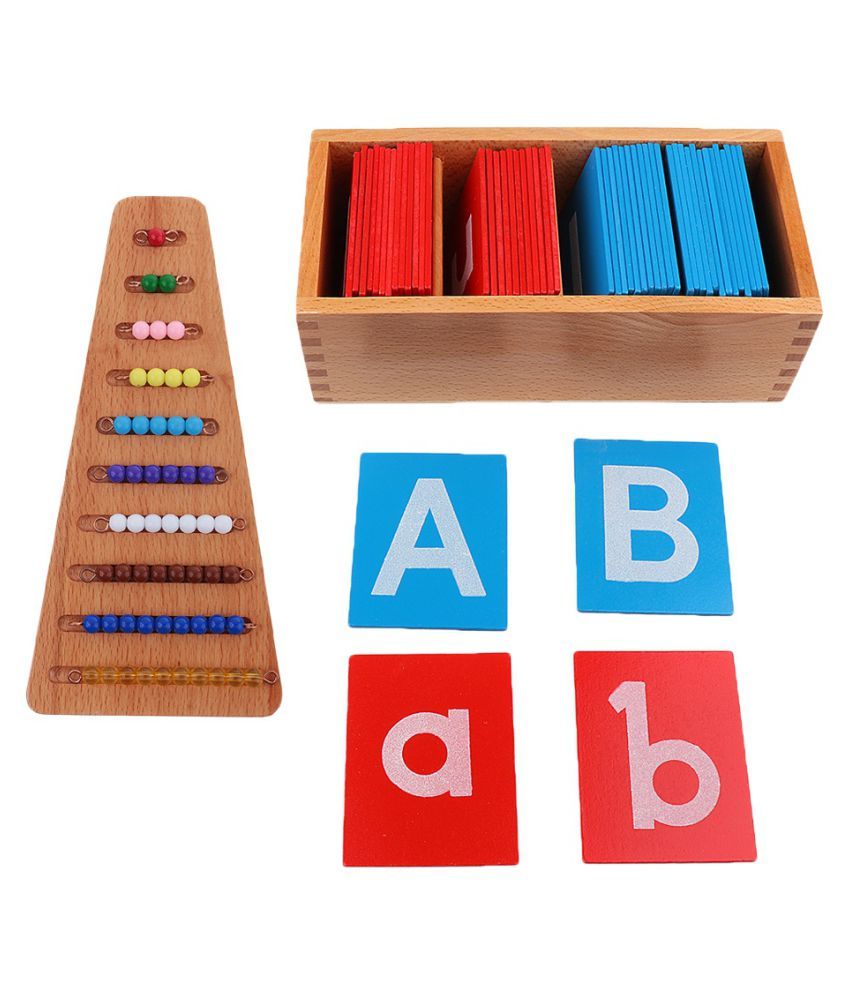 Musefn Wooden Montessori Materials Kids Early Learning Educational Toys ...