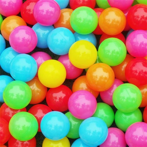 Plastic balls for pools - 100 pcs - diameter 7 cm each ball - Buy ...