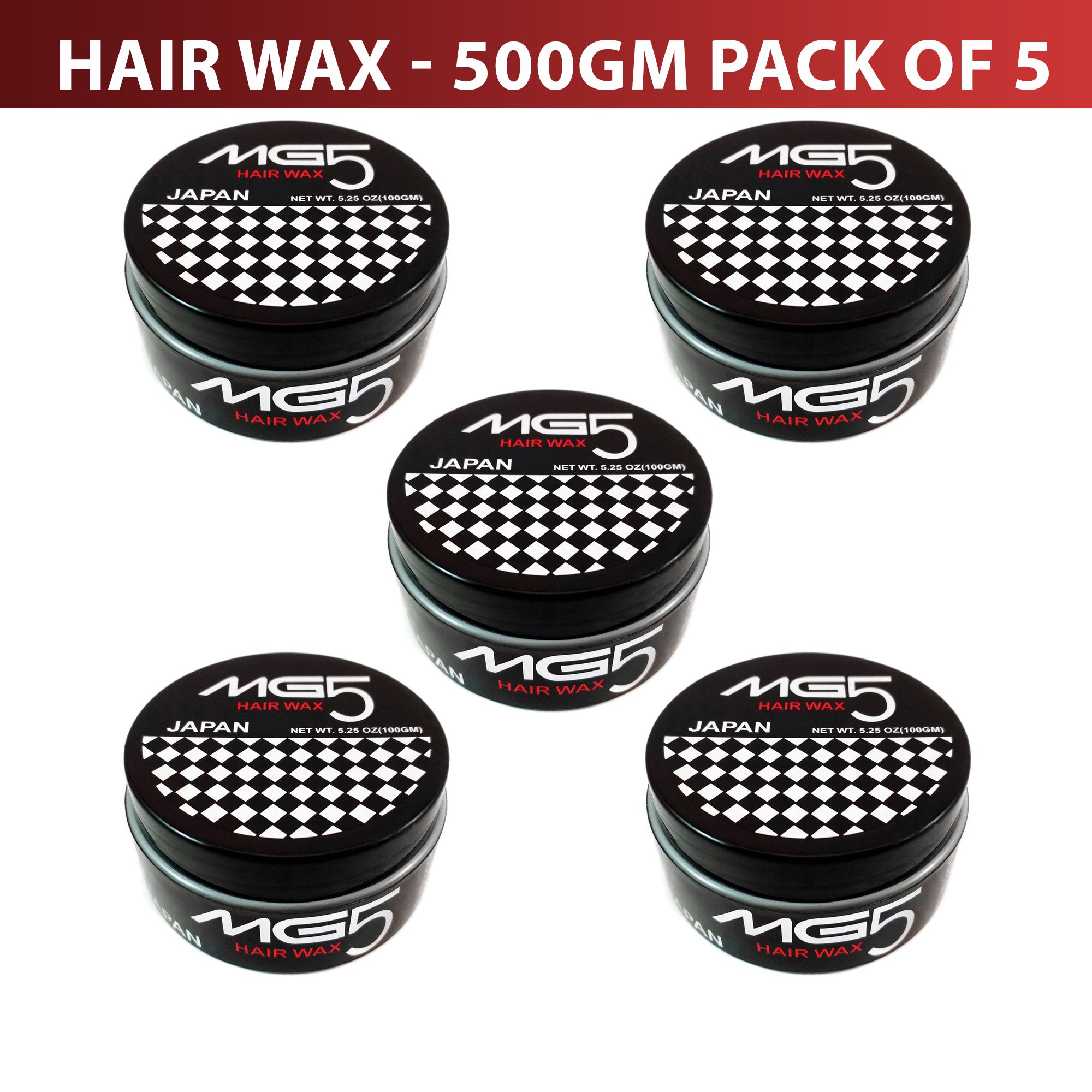     			mg5 hair wax Super Hold Wax 500 gm Pack of 5
